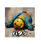 油絵風で一言！（個別スタンプ：16）