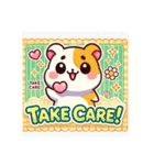 ハムスターのほっこりスタンプ（個別スタンプ：22）