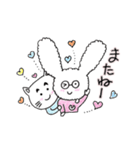 *タイ沼民の推し活*仲良し！うさ君＆ねこ君（個別スタンプ：4）