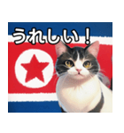 北朝鮮を愛するネコ（個別スタンプ：24）