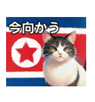 北朝鮮を愛するネコ（個別スタンプ：26）