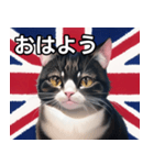 イギリスを愛するネコ（個別スタンプ：6）