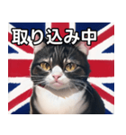 イギリスを愛するネコ（個別スタンプ：33）