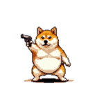 無言で伝える太っちょ柴犬（個別スタンプ：6）