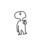 白人間わいわい3（個別スタンプ：3）
