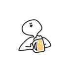 白人間わいわい3（個別スタンプ：19）