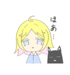 犬と猫と少女（個別スタンプ：3）