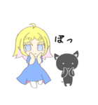 犬と猫と少女（個別スタンプ：8）