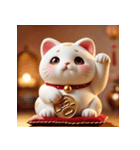 もちもち招き猫（Mochi Neko）（個別スタンプ：2）