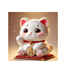 もちもち招き猫（Mochi Neko）（個別スタンプ：6）