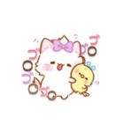 【年中】子ねこモニカのかわいいスタンプ03（個別スタンプ：12）