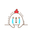 気持ちを伝えるゆるニワトリのスタンプ（個別スタンプ：36）