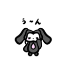 かわいい黒うさぎの日常会話（個別スタンプ：13）