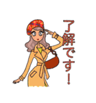 お洒落女子友♡お嬢様言葉♪（個別スタンプ：4）
