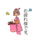 お洒落女子友♡お嬢様言葉♪（個別スタンプ：21）