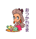 お洒落女子友♡お嬢様言葉♪（個別スタンプ：22）