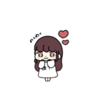 彼T女の子（個別スタンプ：1）