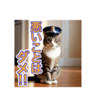 猫の警察官（個別スタンプ：11）