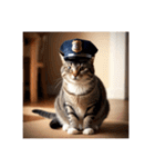 猫の警察官（個別スタンプ：25）