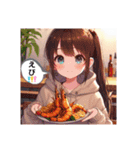 料理スタンプ①。（個別スタンプ：5）
