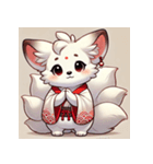 もちもち白狐（Mochiko）（個別スタンプ：2）