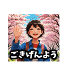 ラブコメ主人公的イケメン Vol.1（個別スタンプ：1）
