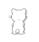 小さな白猫のサラ（個別スタンプ：8）
