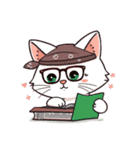小さな白猫のサラ（個別スタンプ：12）