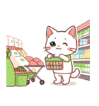 小さな白猫のサラ（個別スタンプ：15）