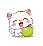 小さな白猫のサラ（個別スタンプ：27）