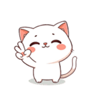 小さな白猫のサラ（個別スタンプ：37）