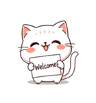小さな白猫のサラ（個別スタンプ：38）