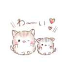 ふわもち❤️ねこにゃん①❤️北欧.カフェ風（個別スタンプ：22）