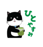 かわいいタキシード猫の日常スタンプ（個別スタンプ：22）