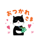 かわいいタキシード猫の日常スタンプ（個別スタンプ：27）