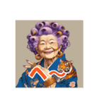 紫の妖精（個別スタンプ：2）