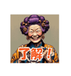 紫の妖精（個別スタンプ：3）