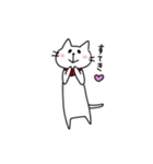しろねこ・いちごちゃん スタンプ（個別スタンプ：5）