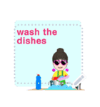 You can add words this message sticker's（個別スタンプ：6）