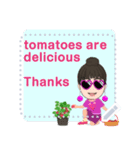 You can add words this message sticker's（個別スタンプ：10）