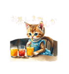 子猫かわいい会話 日常 仲良くなれる（個別スタンプ：24）