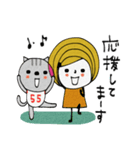 mottoの猫と友達♡敬語（個別スタンプ：27）