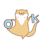 usamusiのカワウソ17（個別スタンプ：3）