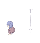 ちょっと病んでる子（個別スタンプ：8）