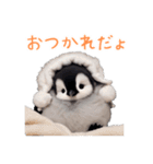 もふもふペンギンの日常（個別スタンプ：10）