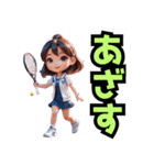 仮装女子ちび_お仕事編_中身はオバちゃん（個別スタンプ：19）