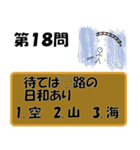 ことわざ3択クイズ（個別スタンプ：18）