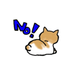 キジトラ猫と茶白猫のスタンプ（個別スタンプ：9）