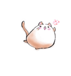 ぽちゃねこ(文字なしver.)（個別スタンプ：1）
