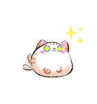 ぽちゃねこ(文字なしver.)（個別スタンプ：5）